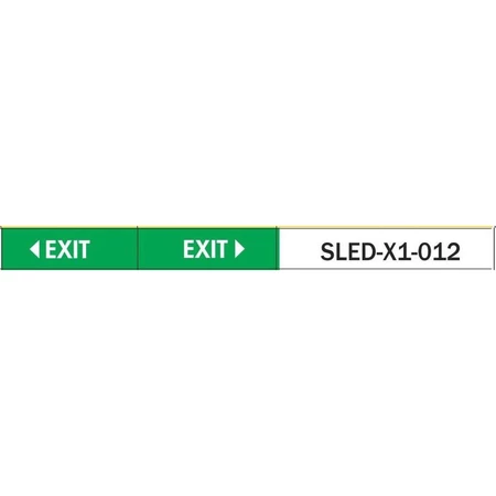 Samcom Electronics Surface Mount Led Slim Exit Sign SLED-X2 (Double Sided)