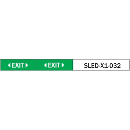 Samcom Electronics Surface Mount Led Slim Exit Sign SLED-X2 (Double Sided)