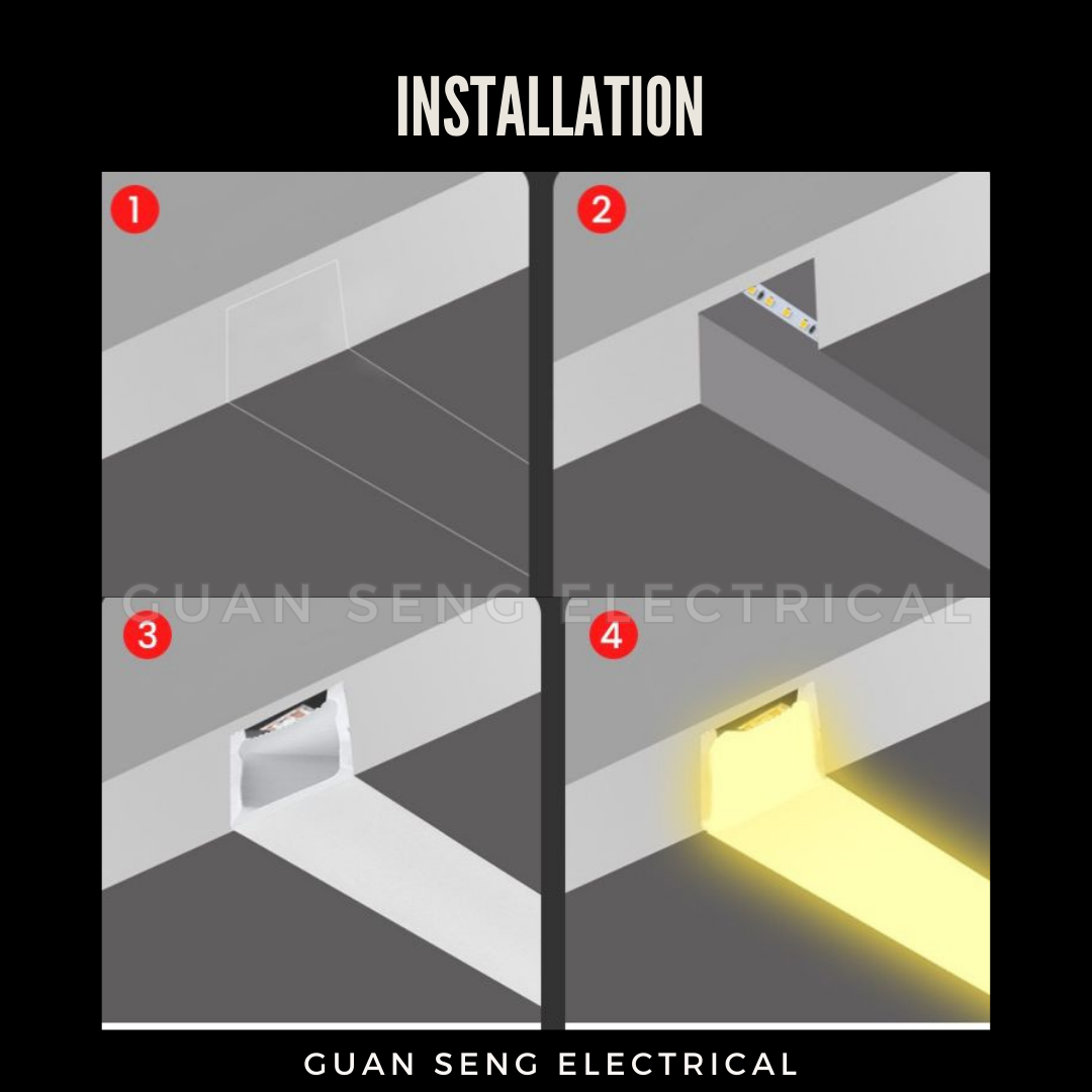 Embedded Flexible Silicon Sleeve Light Diffuser Channel LED Strip Profile