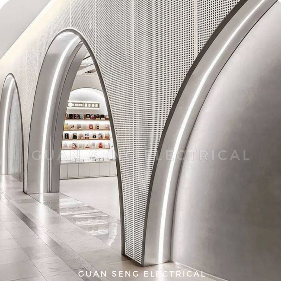 Embedded Flexible Silicon Sleeve Light Diffuser Channel LED Strip Profile