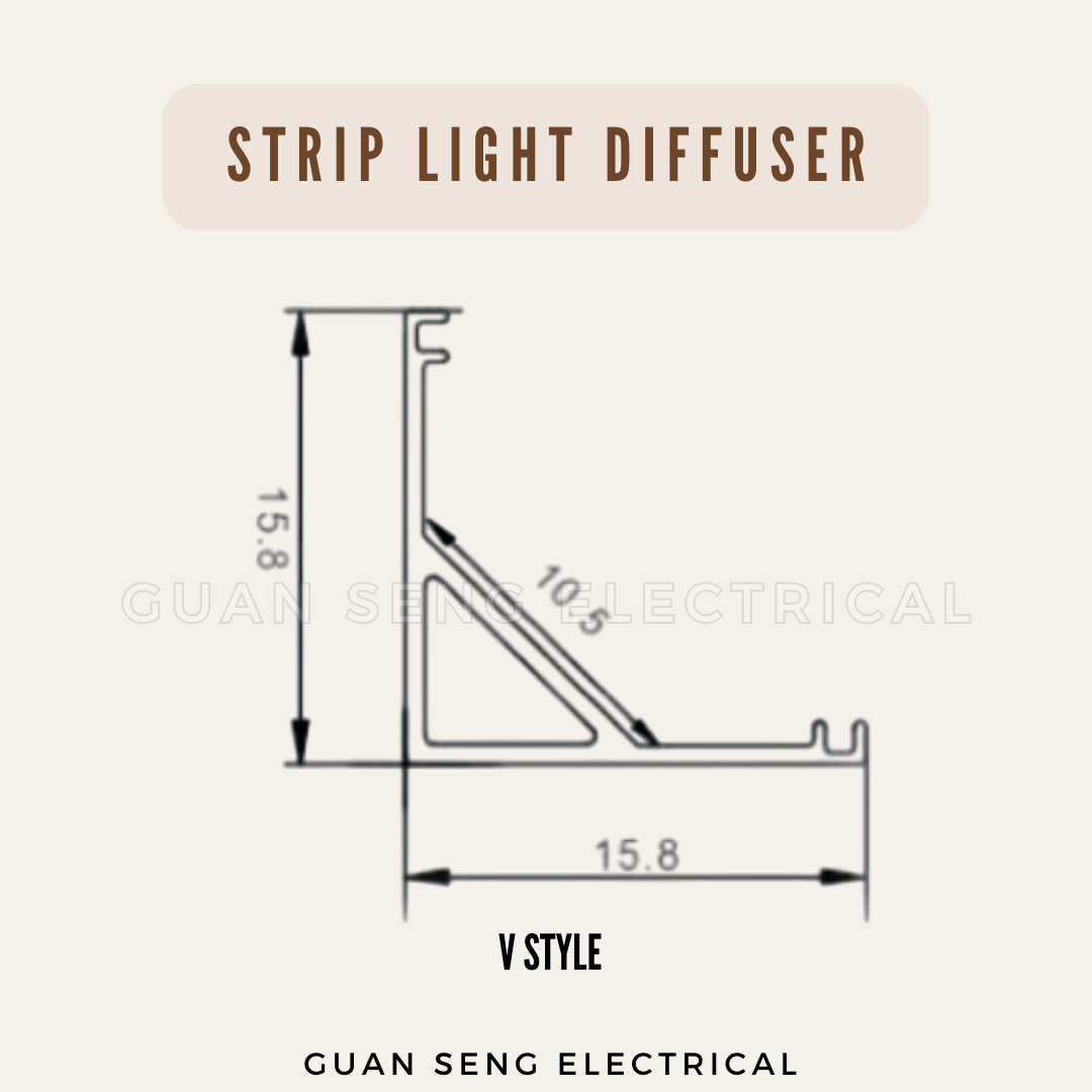 Strip Light Diffuser