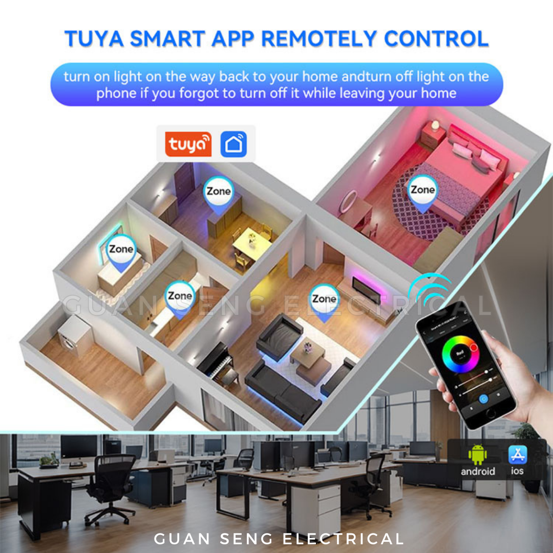 5in1 Smart LED Strip Light Controller WIFI TUYA 12V 24V