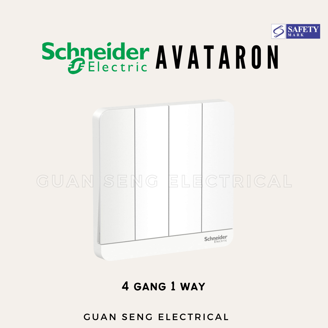 Schneider AvatarON Switch Socket