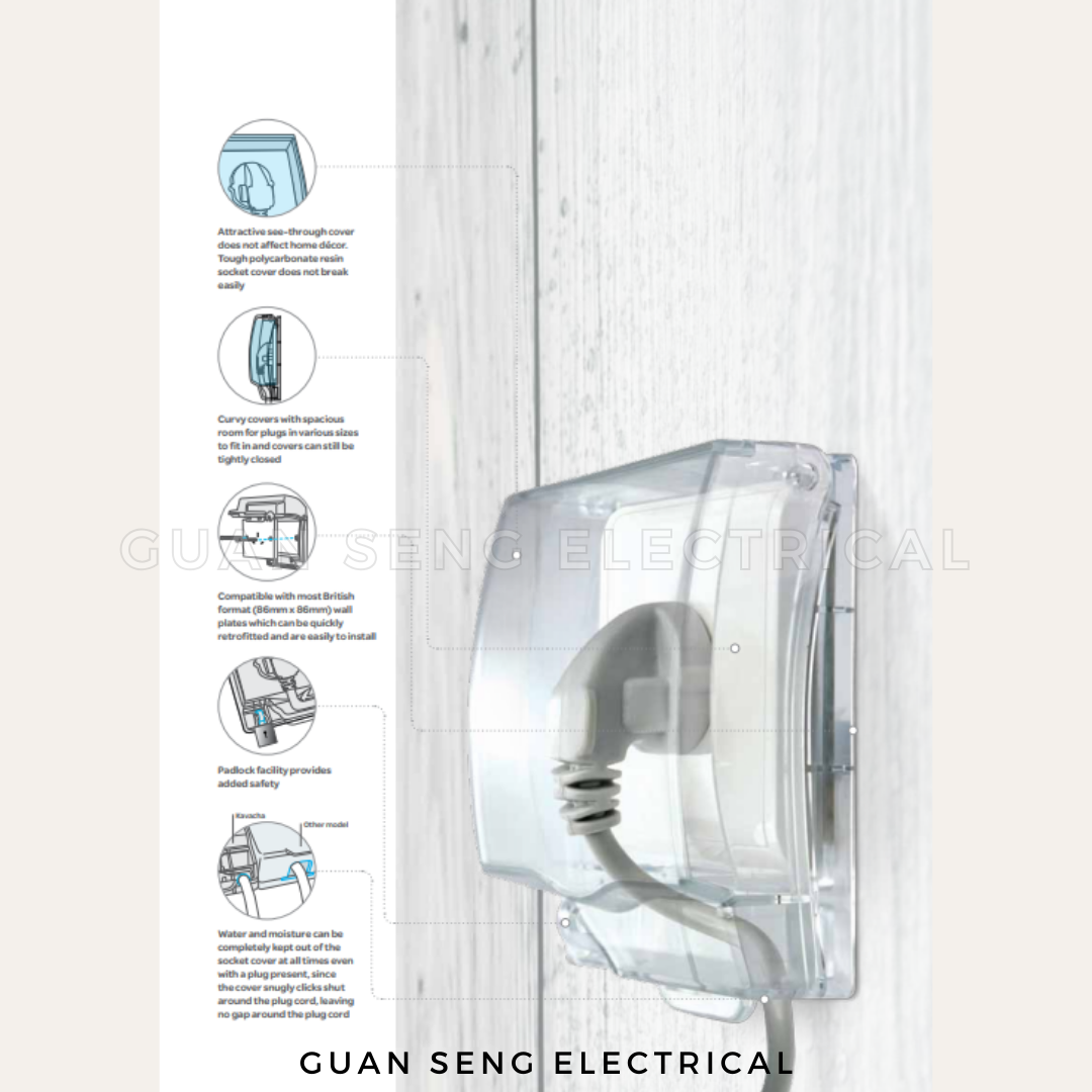 Schneider Electric Weatherproof Socket Cover Switch Cover