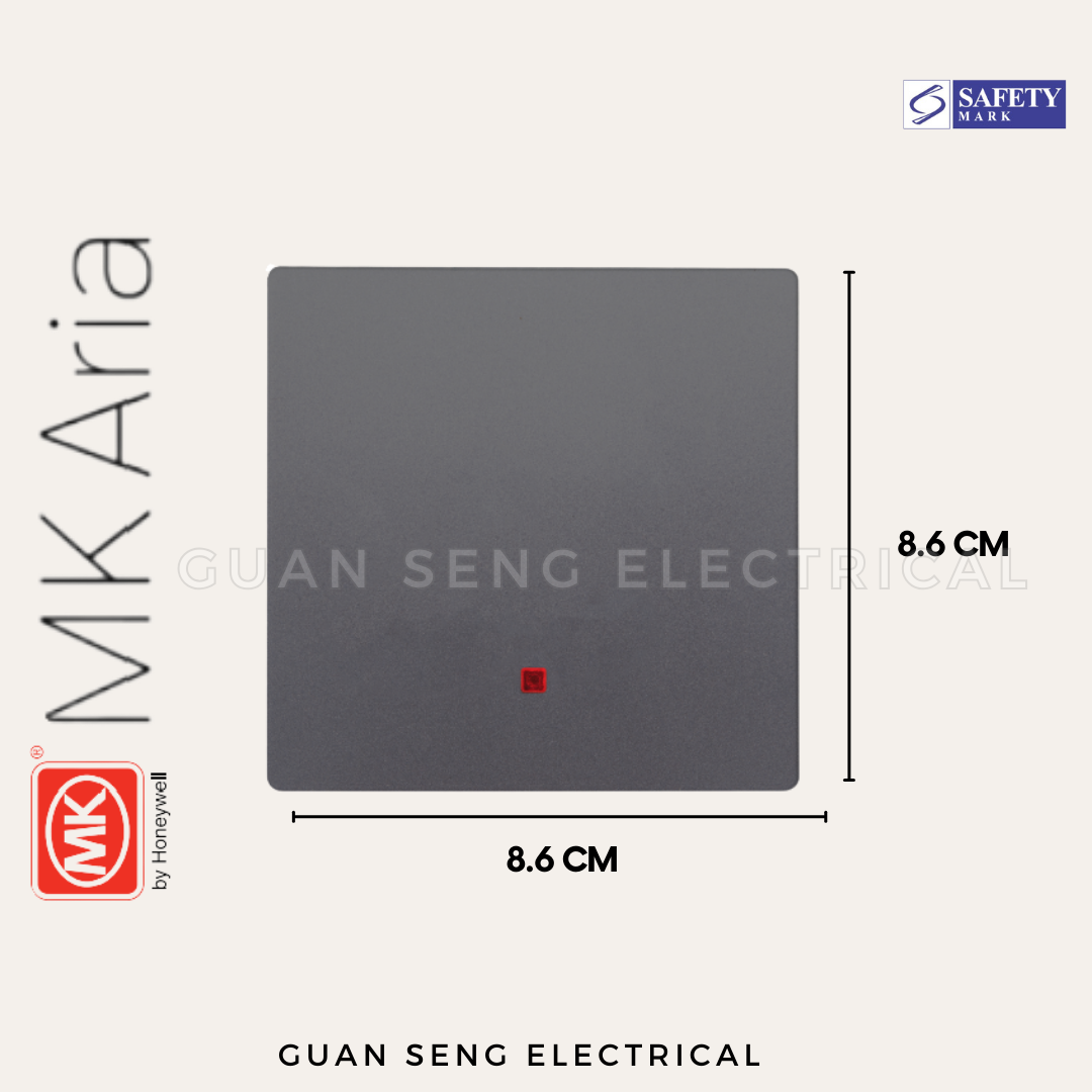 MK Honeywell Aria 20A Heater 1G1W 1G2W 2G1W White Grey Rose Gold Black