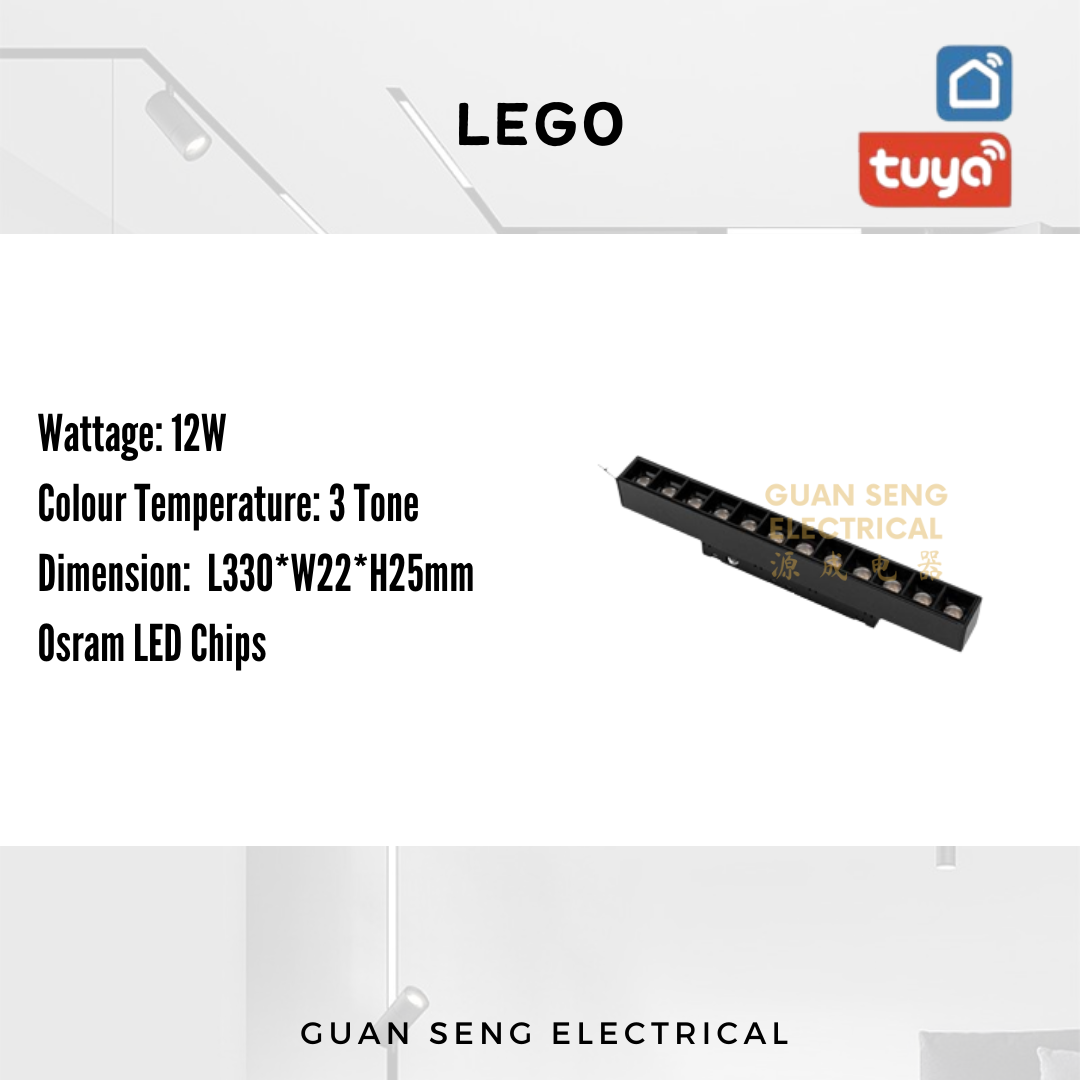 SMART Magnetic Track Light System 48V Recessed Surface