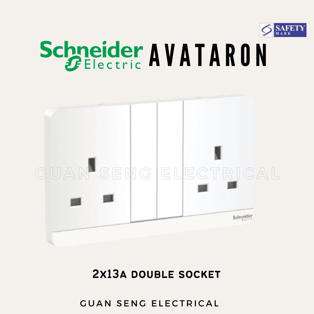 Schneider AvatarON Switch Socket