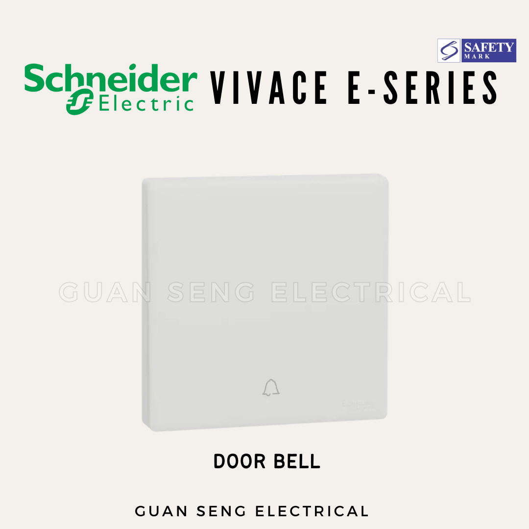 Schneider Electric Vivace E-Series Socket and Switch White Newest 2025 Design