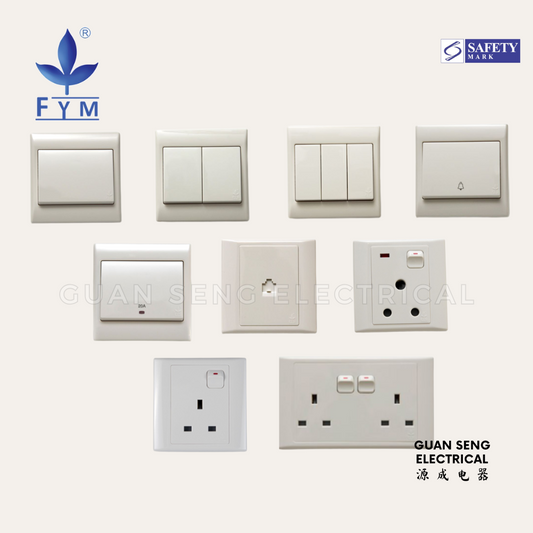FYM Switch and Socket White