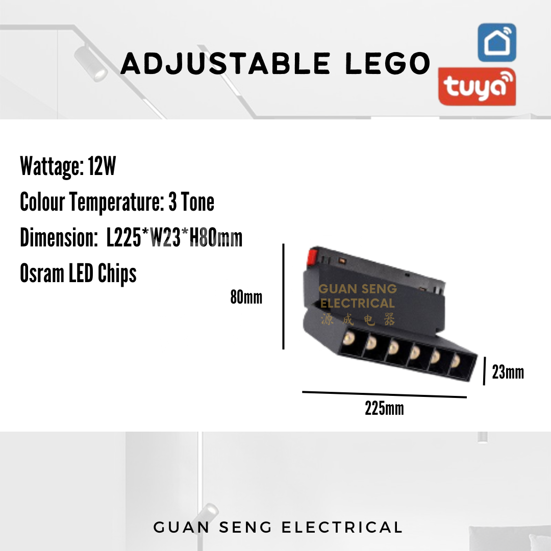SMART Magnetic Track Light System 48V Recessed Surface