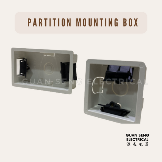 1 Gang 2 Gang Partition Box