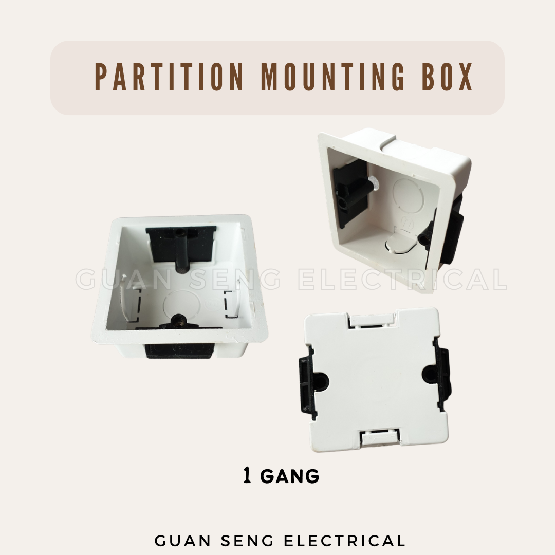 1 Gang 2 Gang Partition Box