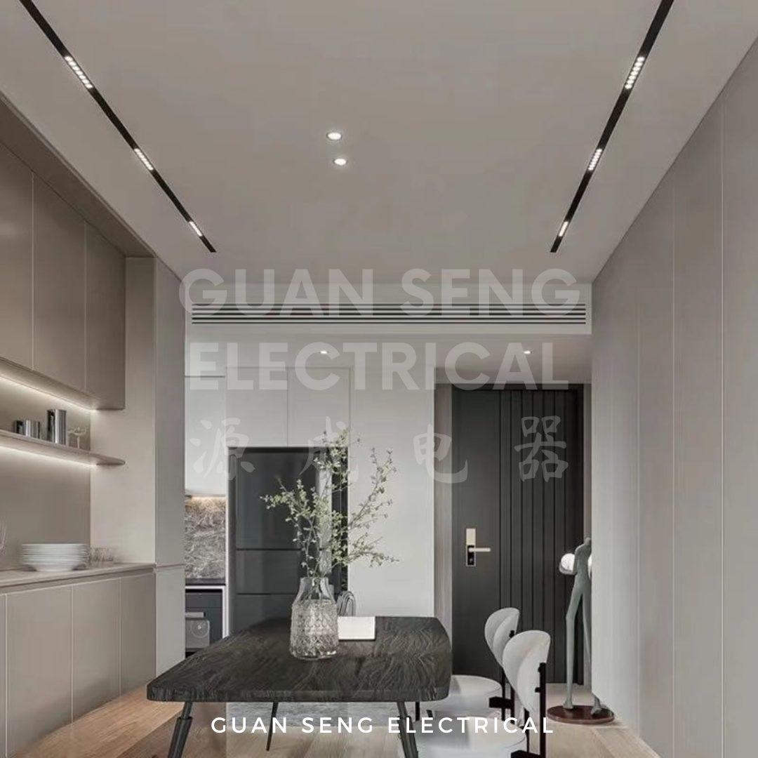 SMART Magnetic Track Light System 48V Recessed Surface