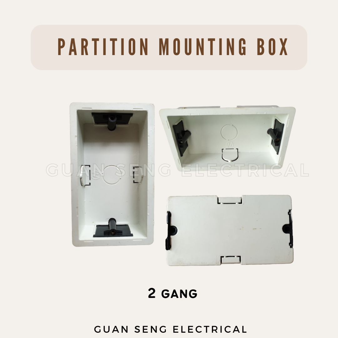 1 Gang 2 Gang Partition Box