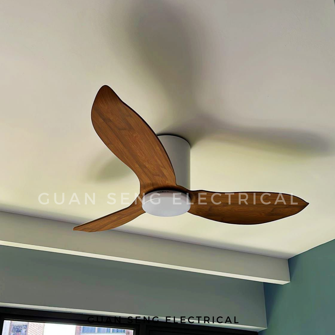 ALASKA HYDSEN 35" 46" 52" DC Ceiling Fan 20W Samsung LED Dimmable Option