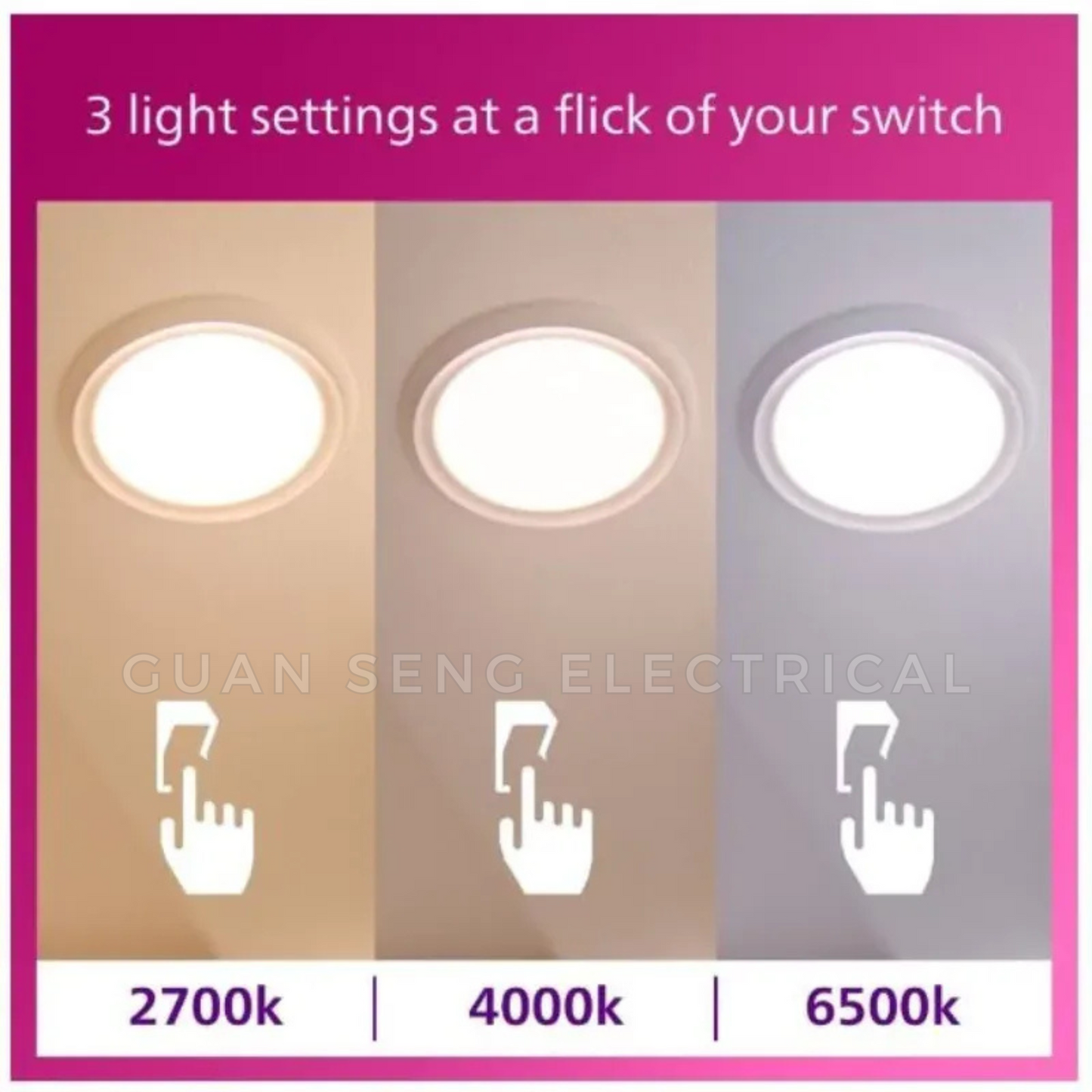 Philips Meson SceneSwitch LED Downlight 3Tone