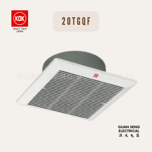 KDK 20TGQF Ceiling Mount Ventilation Fan Exhaust Fan