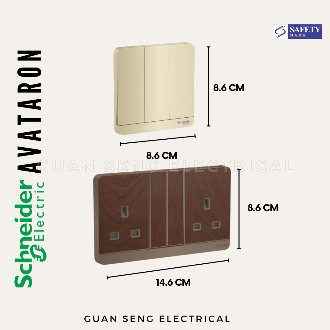 Schneider AvatarON Switch Socket