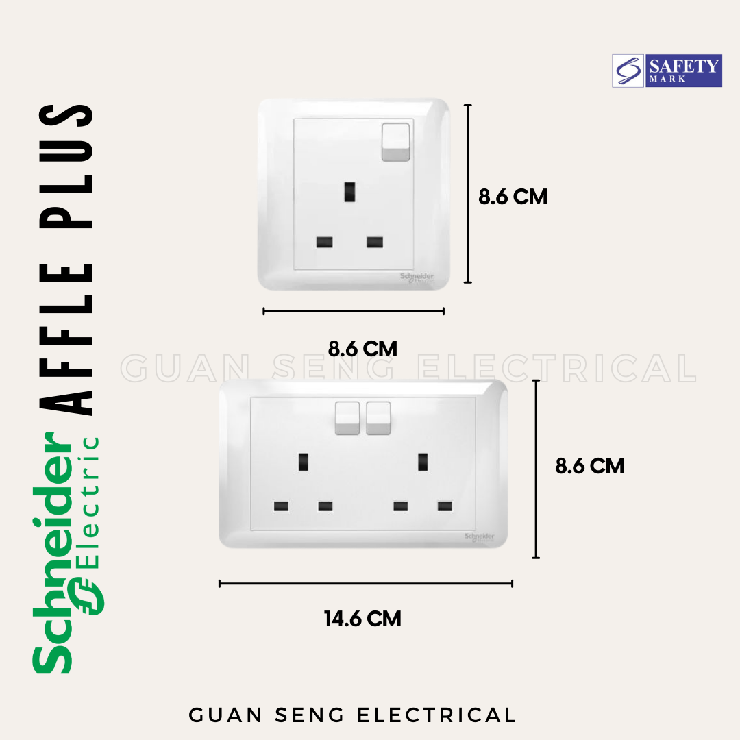 Schneider Affle Plus Switch Socket