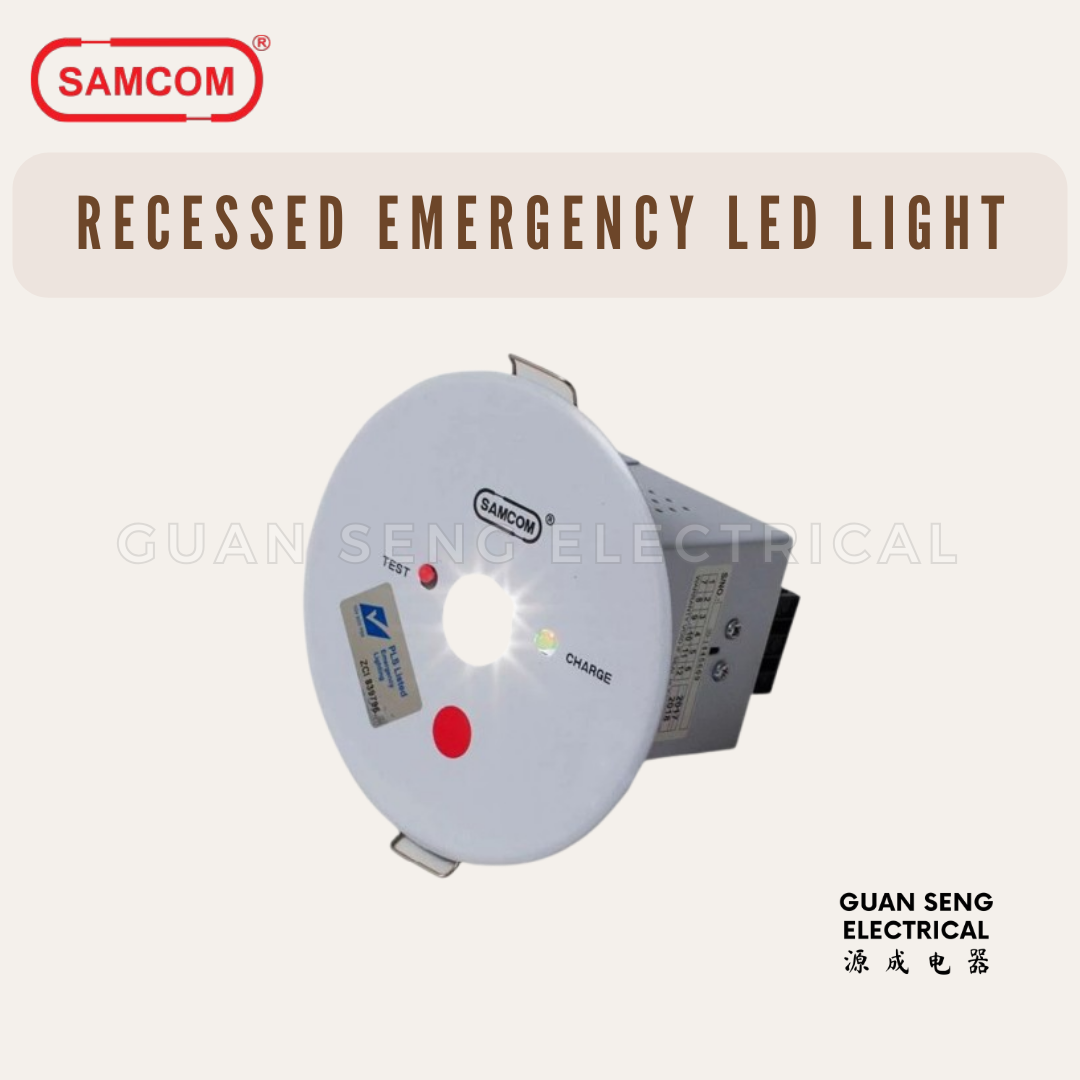 Samcom Electronics Recessed Emergency Led Light EHL 101M-LED