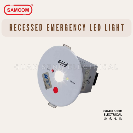Samcom Electronics Recessed Emergency Led Light EHL 101M-LED