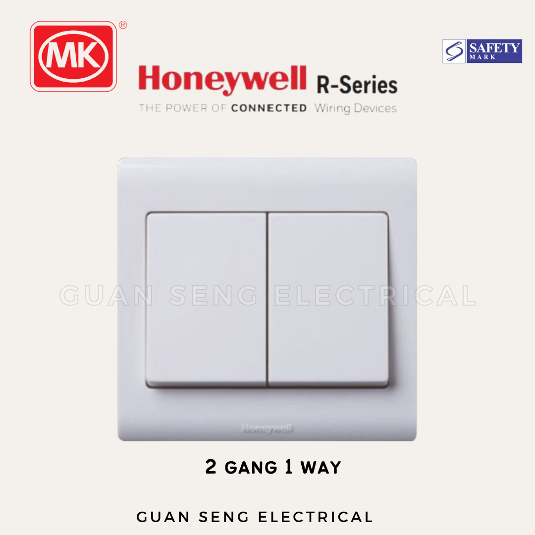 MK Honeywell R Series Socket and Switch