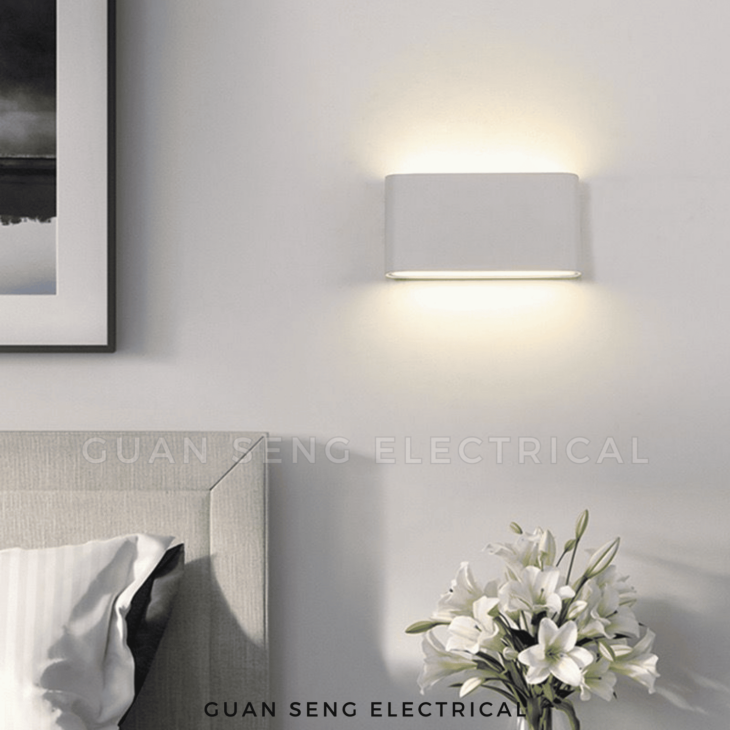 Bristol Slim Waterproof Wall Lamp - IP65 12W LED Outdoor Adjustable Light