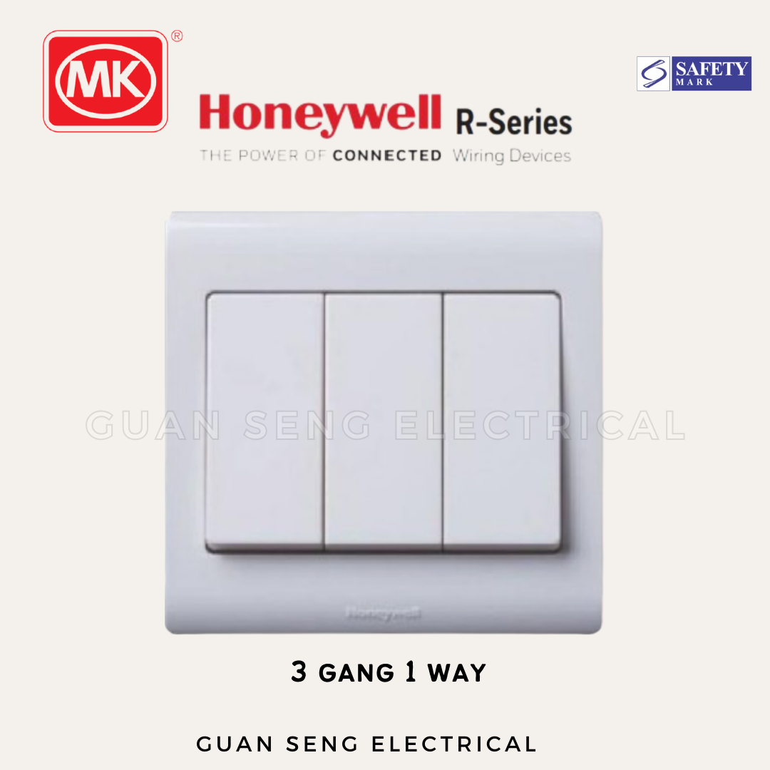 MK Honeywell R Series Socket and Switch