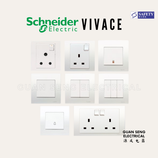 Schneider Electric Vivace Socket and Switch