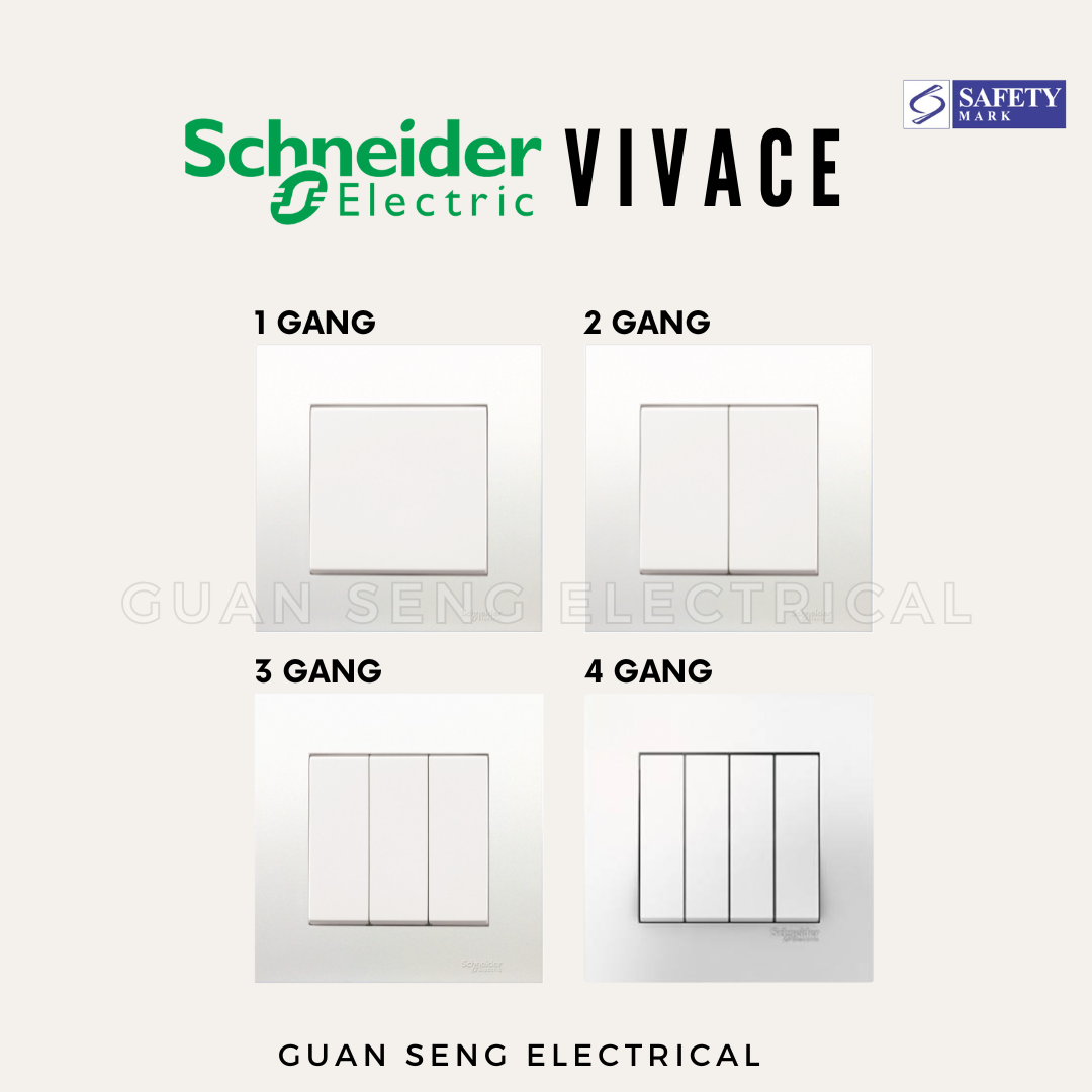 Schneider Electric Vivace Socket and Switch