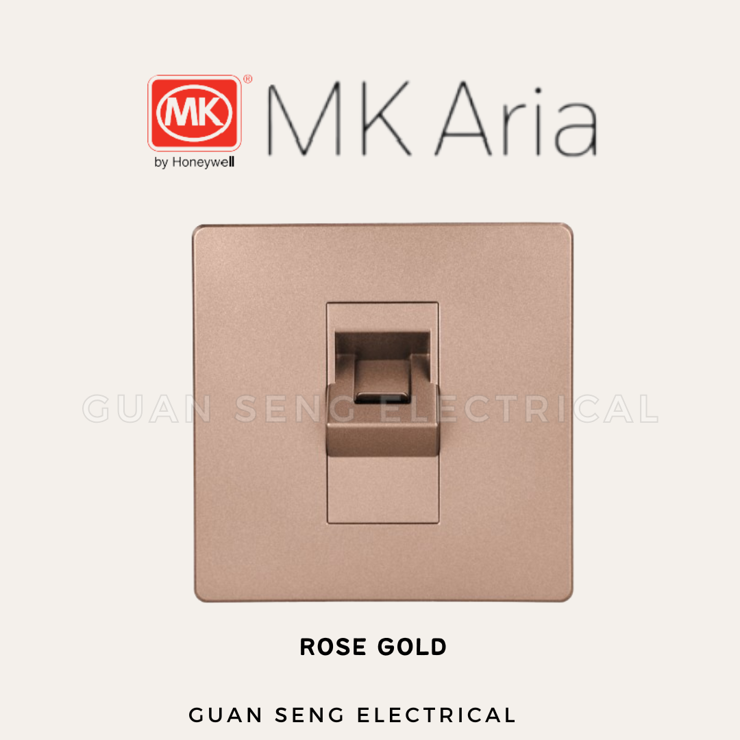 MK Honeywell Aria RJ45 CAT6 Data Socket
