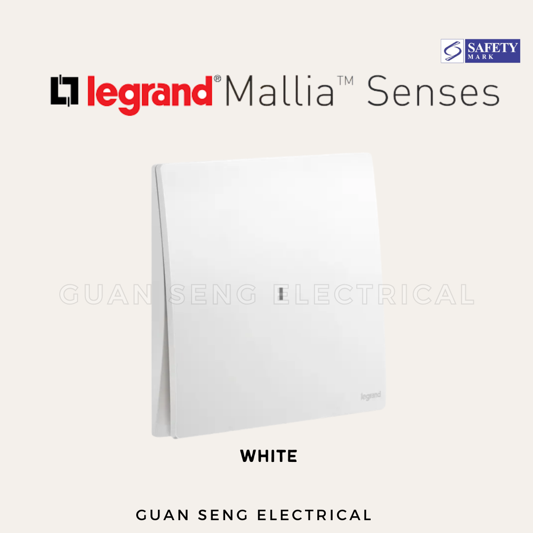 Legrand Mallia Senses 20A Heater 1G1W 1G2W 2G1W
