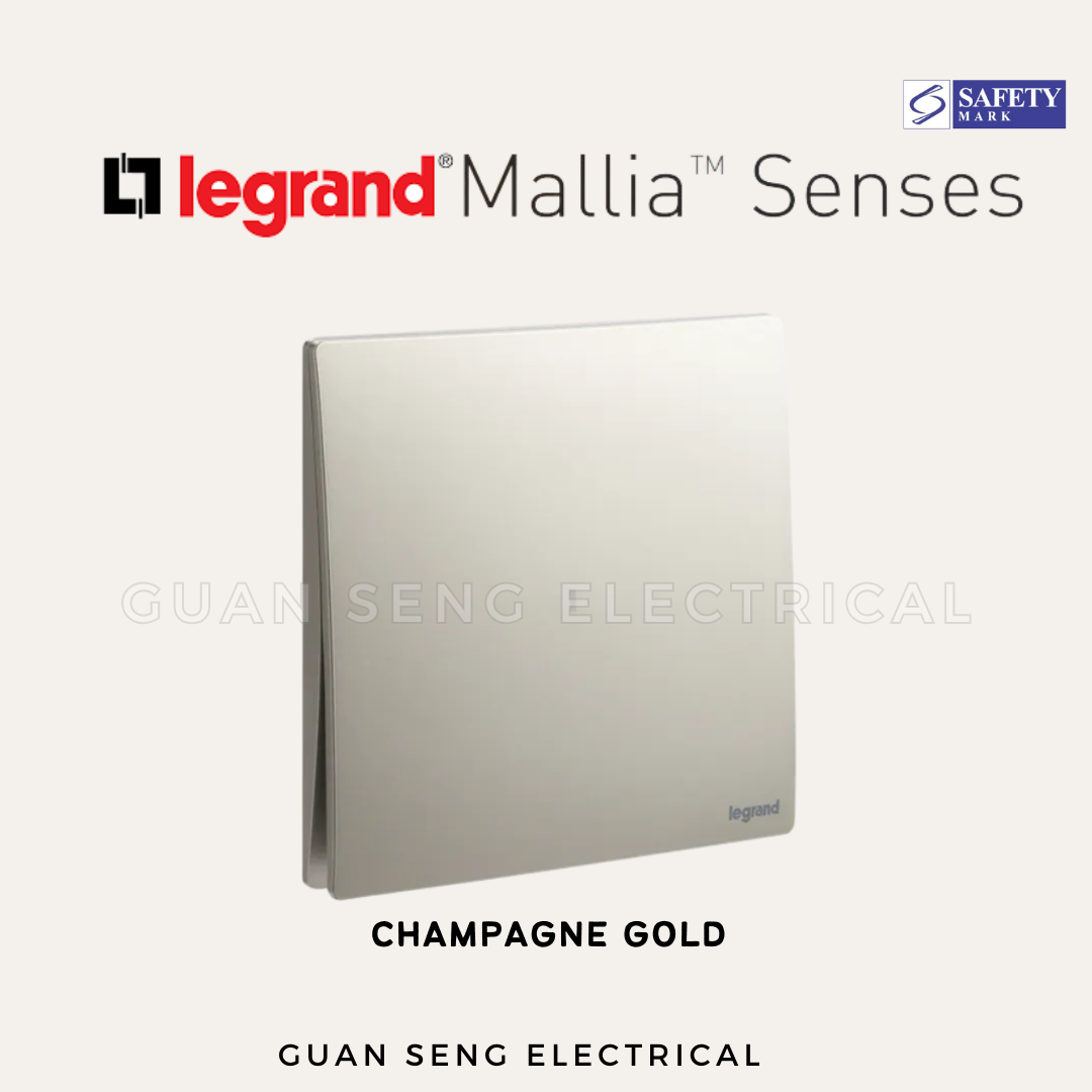 Legrand Mallia Senses 20A Heater 1G1W 1G2W 2G1W