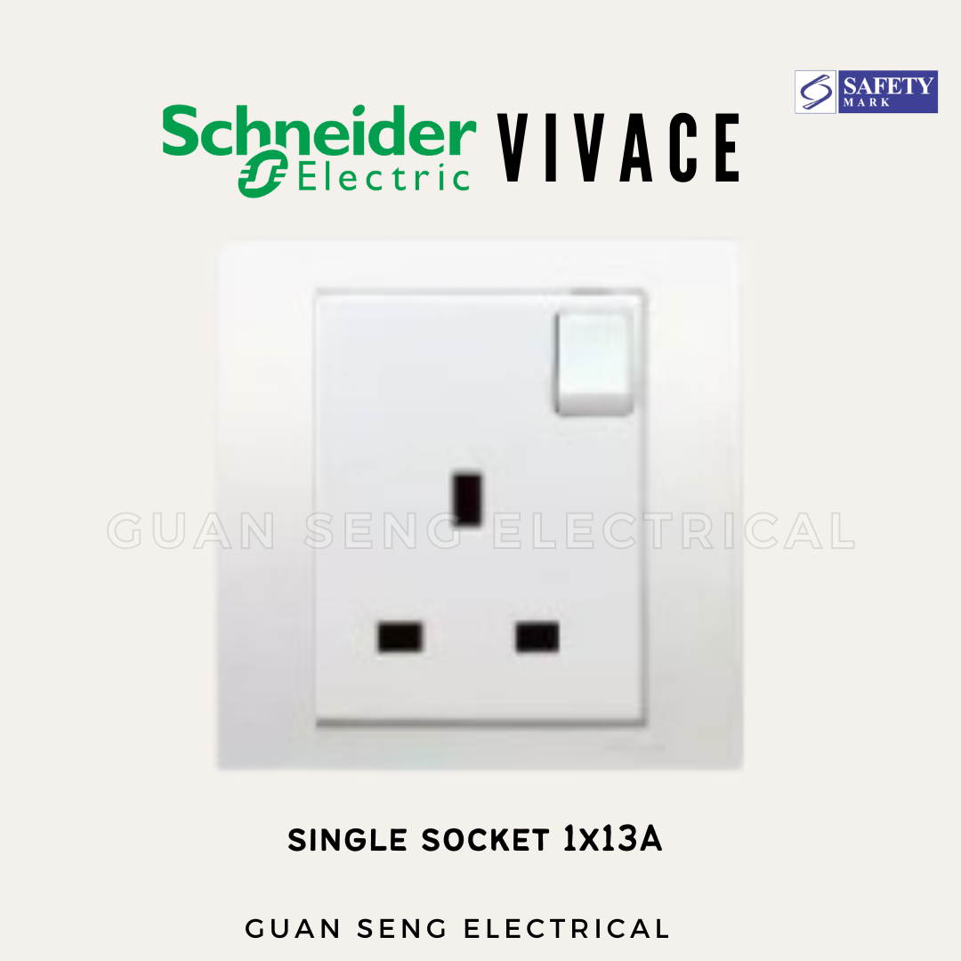 Schneider Electric Vivace Socket and Switch