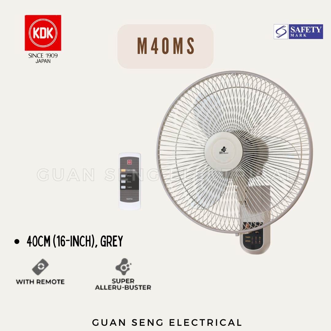 KDK M40MS Wall Fan Remote Control