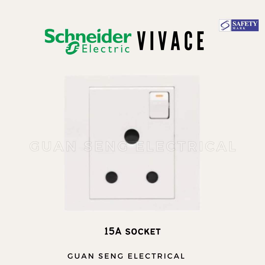 Schneider Electric Vivace Socket and Switch