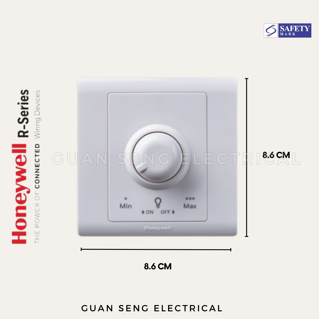 Honeywell R Series 2 Way Dimmer 600W White