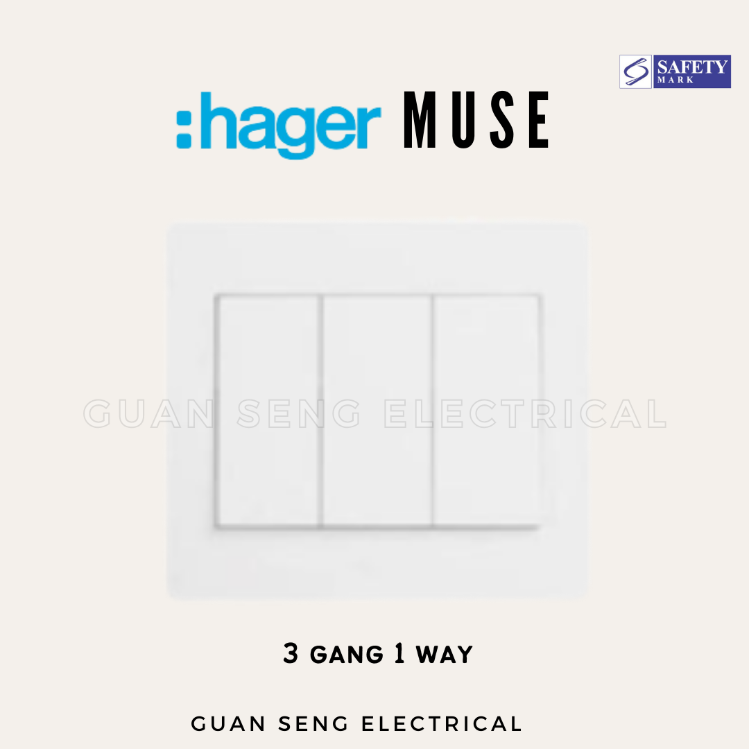 Hager Muse Switch and Socket