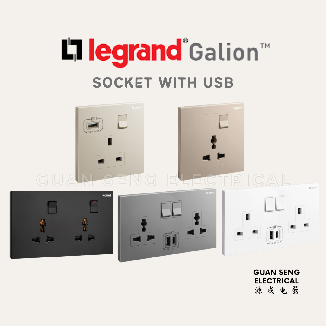 Legrand Galion Socket with USB