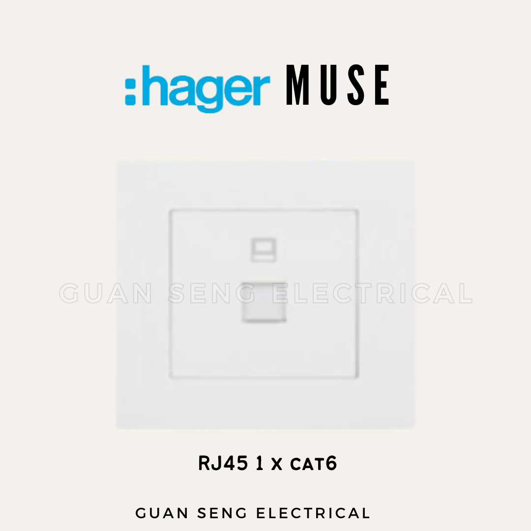 Hager Muse Switch and Socket