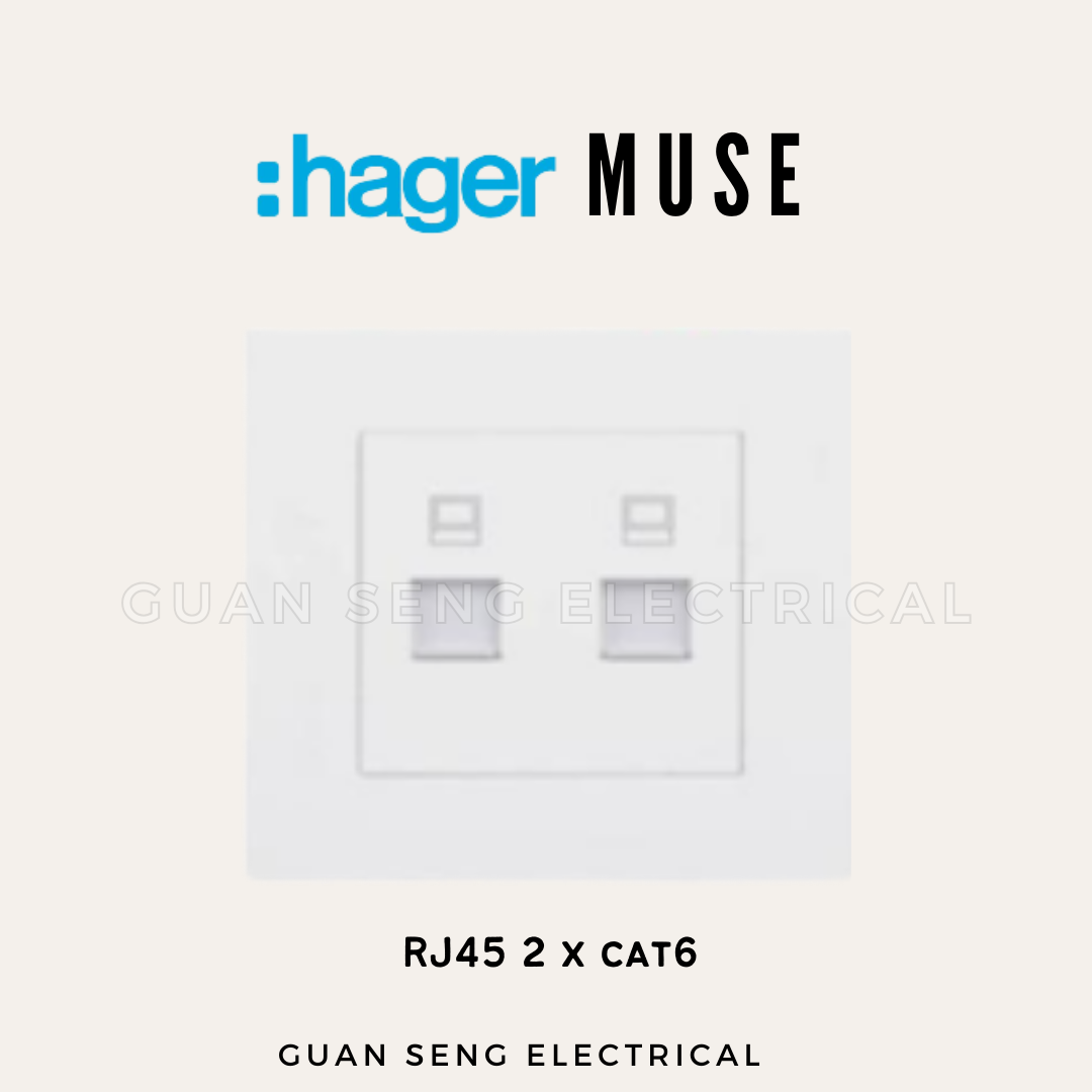 Hager Muse Switch and Socket