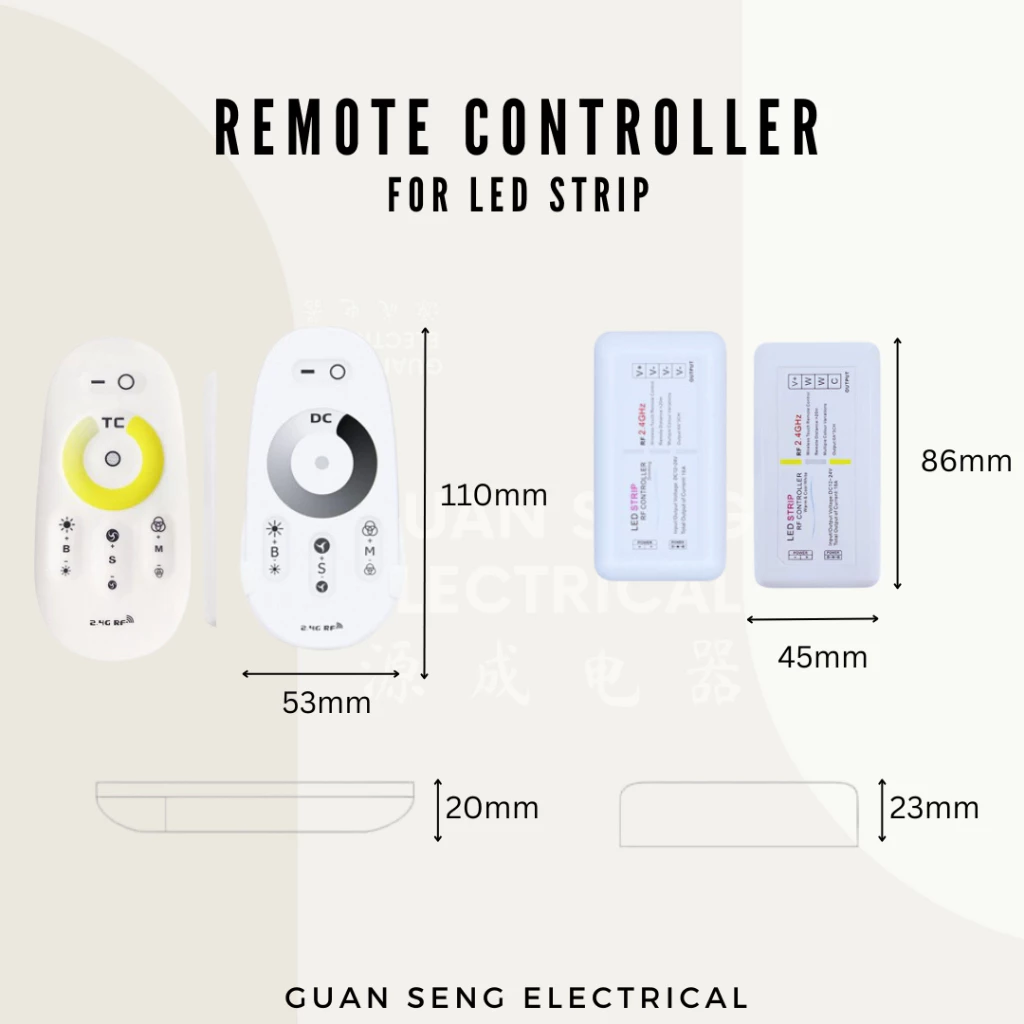 Premium Tri-tone 3Tone COB LED Light Strip 608LEDS 5M 12V 24V