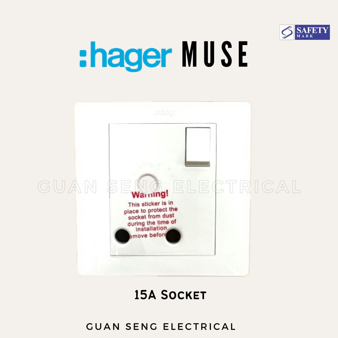 Hager Muse Switch and Socket