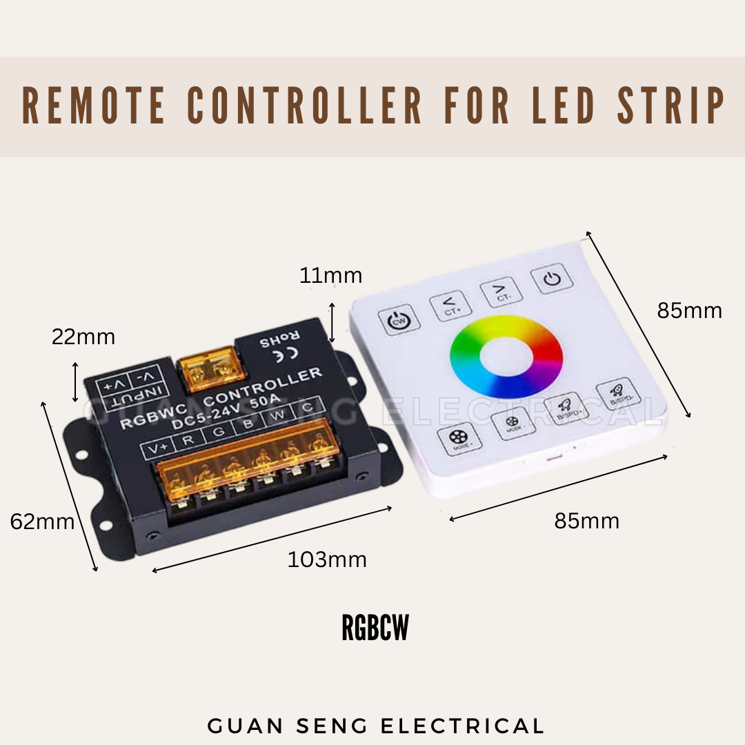 LED Strip Dimmable Dimmer Remote Control 12V 24V