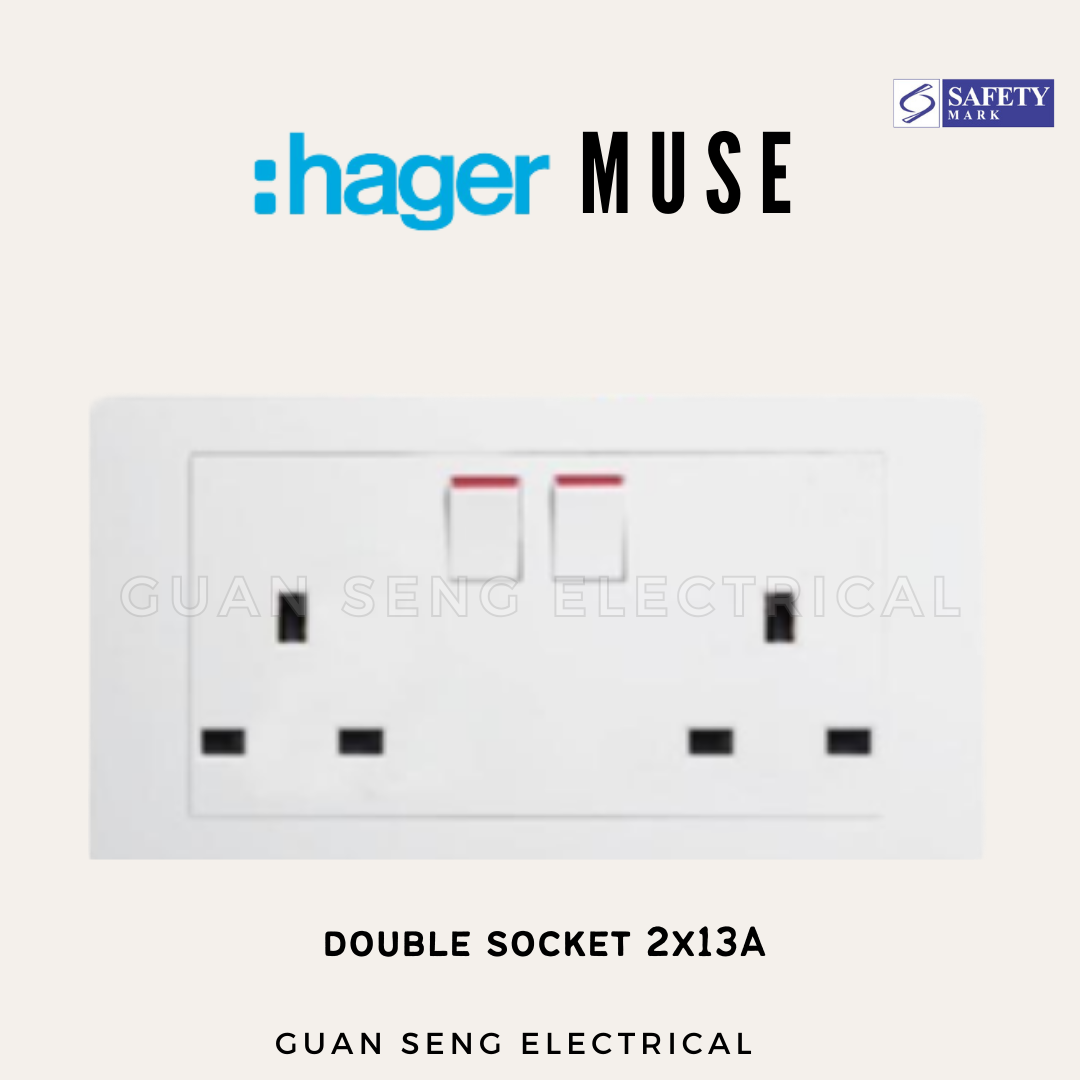Hager Muse Switch and Socket
