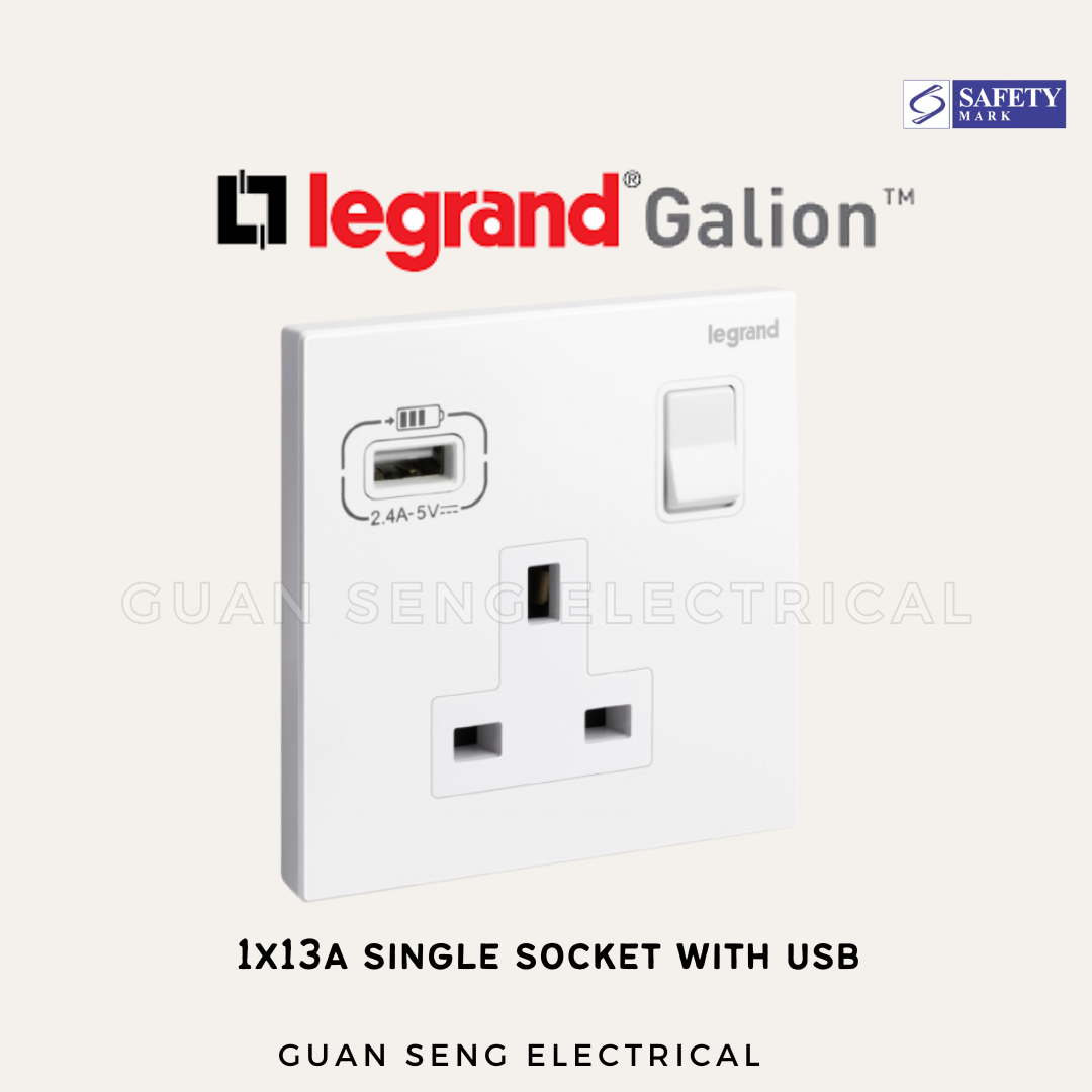 Legrand Galion Socket with USB