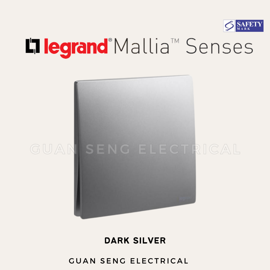 Legrand Mallia Senses Socket with USB White Dark Silver Champagne Matt Black