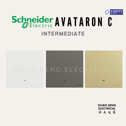 Schneider Avataron C 1 Gang Intermediate Switch