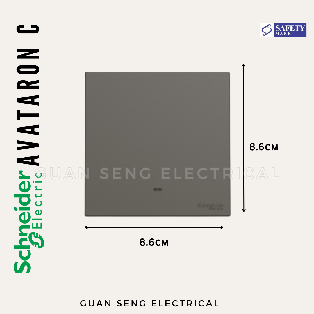Schneider Avataron C 1 Gang Intermediate Switch