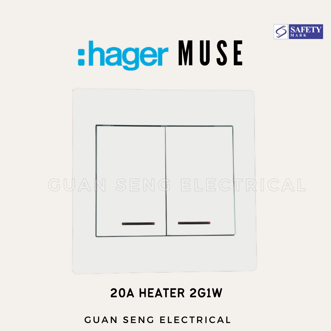 Hager Muse Switch and Socket